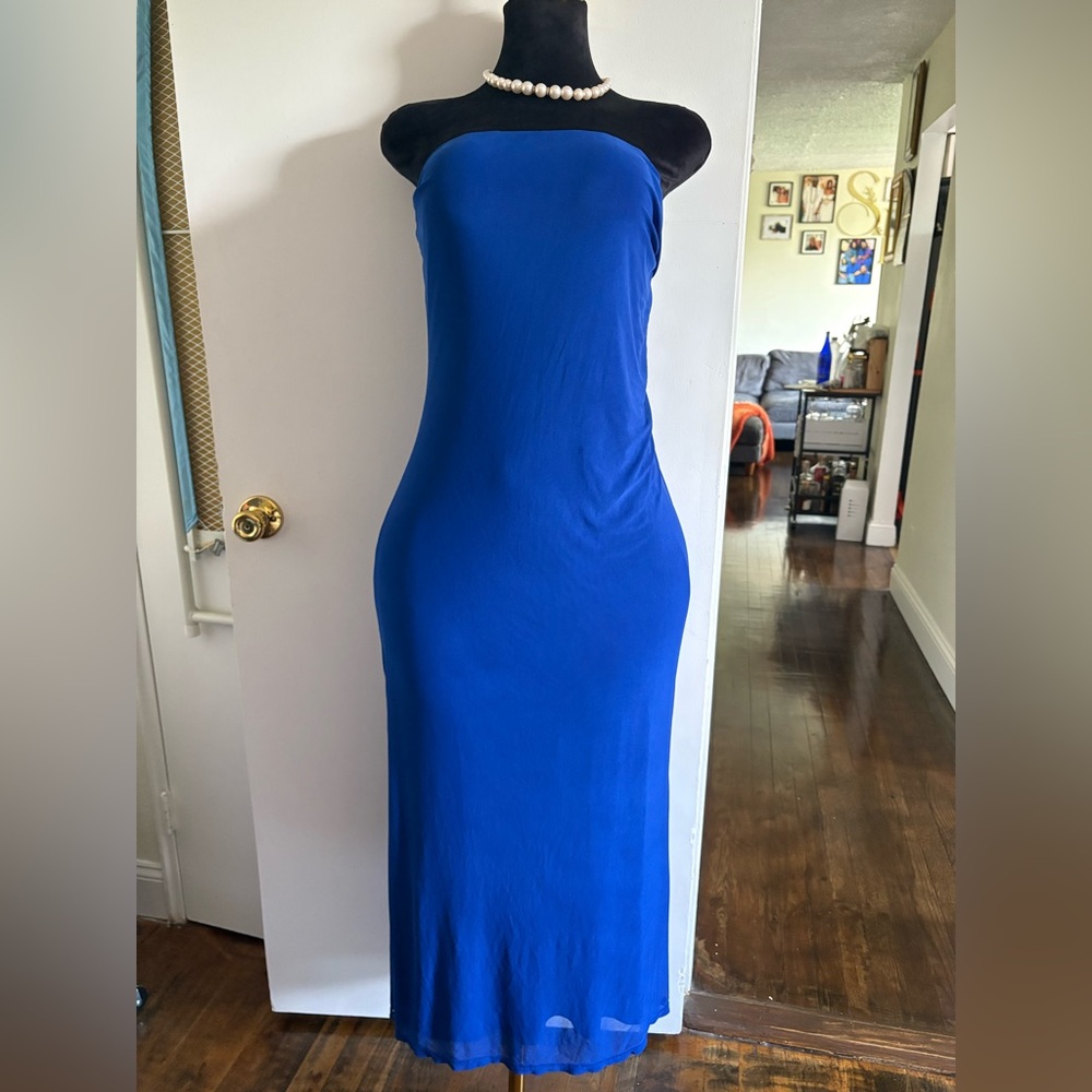 Royal Blue Tube Dress